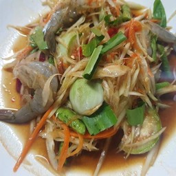 ตำกุ้งสด