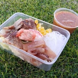 หมูทะถ้วย กลาง