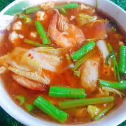 แกงส้มผักรวม กุ้ง+ปลา