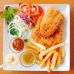 สเต๊กปลาทอด