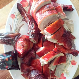 เป็ดย่างสับติดกระดูกไซส์ XL 1 ตัว