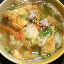 แกงจืดหมูสับไข่น้ำ