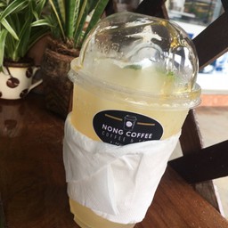 มะนาวน้ำผึ้งโซดาปั่น