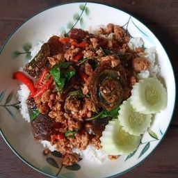 กะเพราถาด@เจ้อัญ#ประตู10