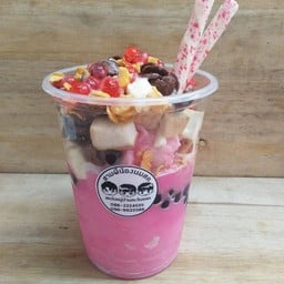 ปังเย็น นมชมพู