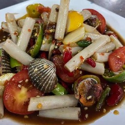 ตำไหลบัวหอยแครง