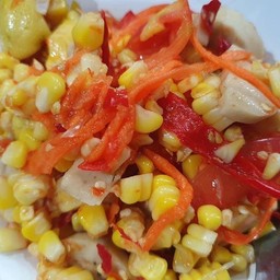 ตำข้าวโพดหมูยอ