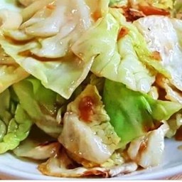 เป็นกับข้าว กะหล่ำปลีผัดน้ำปลา