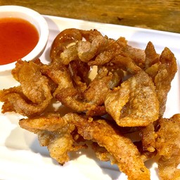 คอหมูทอด