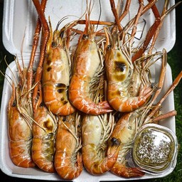 กุ้งเผาปลาเผาสดปากบ่อ