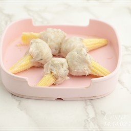 ยอดข้าวโพดยัดไส้กุ้ง
