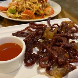 เนื้อแดดทอด