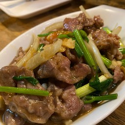 หมูผัดน้ำมันหอย