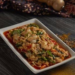 กุ้งผัดผงกระหรี่