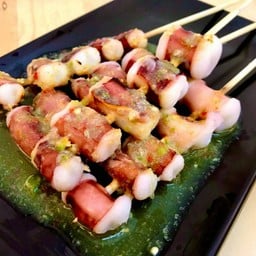 หมึกย่าง ไม้ละ