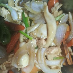 ไก่ผัดพริกสด