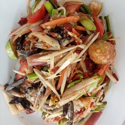 ส้มตำแม่พินปลาเผา
