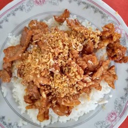 หมูทอดกระเทียม
