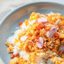 ไข่คั่วน้ำปลา (กับข้าว)