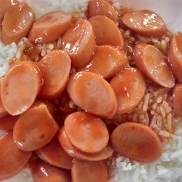 ไส้กรอกผัดซอส