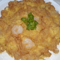ไข่เจียวกุ้ง (กับข้าว)