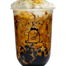 นมสดไข่มุกบราวชูก้าครีมชีสพ่นไฟ