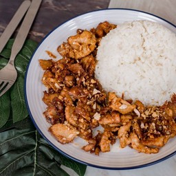 หมูทอดกระเทียม