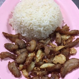 ข้าว หมูทอดน้ำปลา