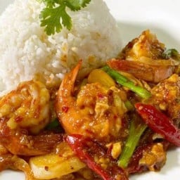 ข้าวกุ้งผัดพริกเผา