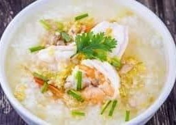 ข้าวต้มหมูสับ กุ้ง