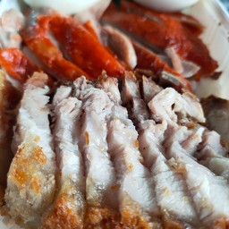 ข้าวหน้าเป็ด + หมูกรอบ