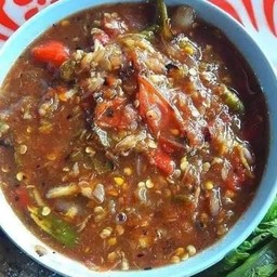 ภักลูกชิ้นทอด หมูทอด