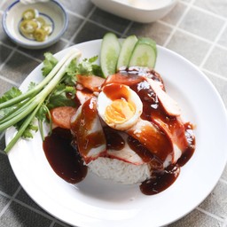 ข้าวมันไก่เเฟนพันธุ์เเท้