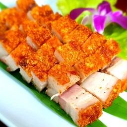 หมูกรอบ 脆皮烧肉