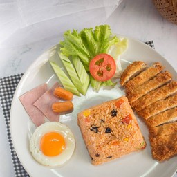 14.ข้าวผัดอเมริกัน