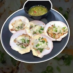 หอยเชลล์ย่างชีส