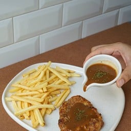 Pork Loin and French Fries