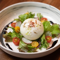 Burrata cheese with mixed Salad