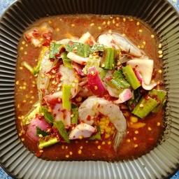 ยำกุ้งสด