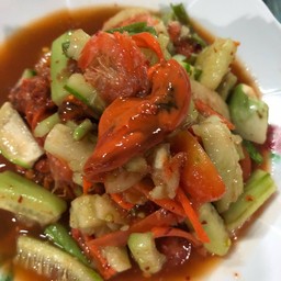 ตำแตง หอยดอง