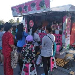 ชานมไข่มุก Rabbits cha Food truck ชานมไข่มุกใต้หวัน Rabbits cha