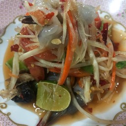 ตำปู กุ้งสด