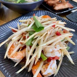 ตำปูปลาร้ากุ้งสุก