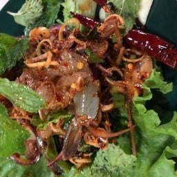 พล่งกุ้งสดดิบ