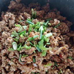 ลาบหมูสุก