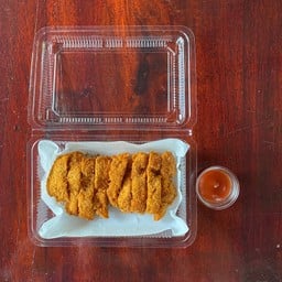 ไก่ชุบเกล็ดขนมปังทอด