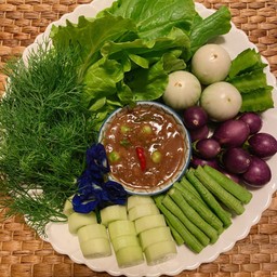 ชุดน้ำพริกกะปิผักสด