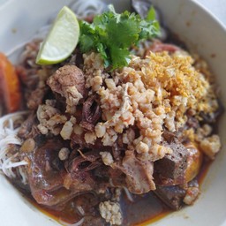 หมี่ขาวน้ำเงี้ยวธรรมดา+หมูสับ