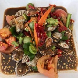 ตำเกาเหลาหอยแครง