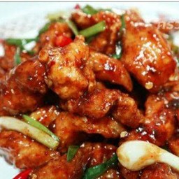 ข้าวราดไก่ผัดพริกเผา